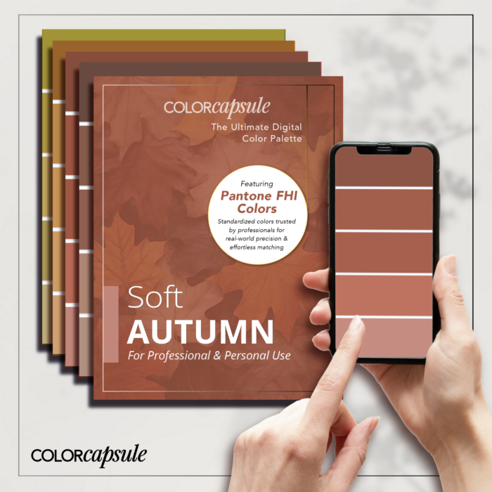 Professional comprehensive soft autumn color guide 12 color seasons